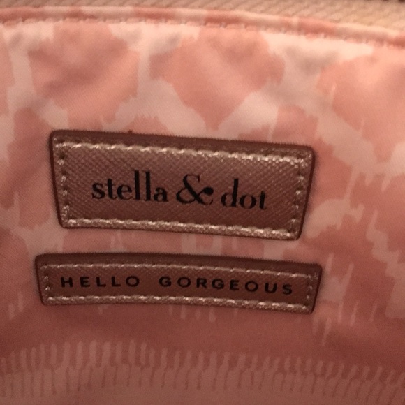 NWOT Stella & Dot geometric pattern clutch pouch - Picture 6 of 7